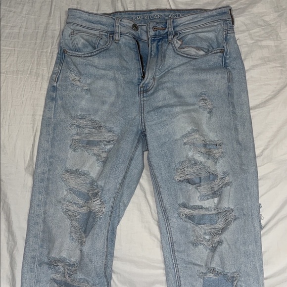 light ripped stretchy jeans - Picture 3 of 4